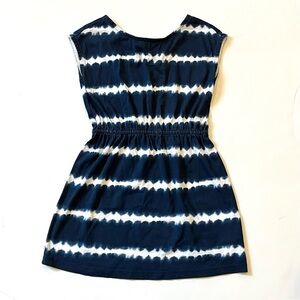 Gap Navy and White Dress